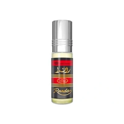 Image of Randa 6ml Roll on Perfume rose, jasmine, agarwood (oud), saffron and amber for a rich, warm spicy fragrance. Hafsa Arabian Fragrances Ltd