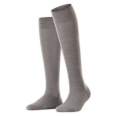 Image of 1 Pair Shetland Sensitive Berlin Merino Wool Left And Right Knee High Socks Ladies 5.5 8 Falke