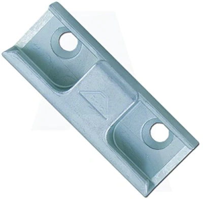 Image of ROTO Timber Flat Casement Window Lock Strike Silver