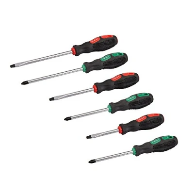 Image of Silverline General Purpose Screwdriver Set 6pce 6pce, Flared Slotted