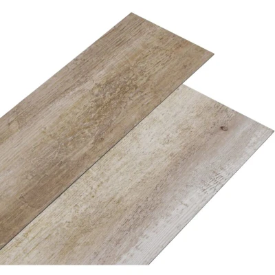 Image of vidaXL Self adhesive PVC Flooring Planks 5.21 m? 2 mm Wood Wash