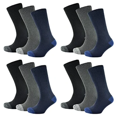Image of undercover lingerie 12 x Mens Bigfoot Ultimate Cushion Sole Work Socks SK631 11/14
