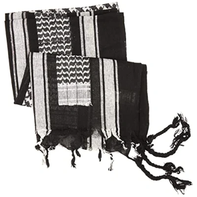 Image of Mil Tec Men&#039;s Modetørklæde 12619500 Fashion Scarf, Black/White, One Size EU