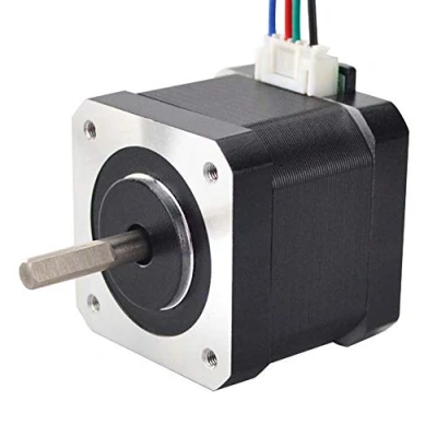 Image of STEPPERONLINE Nema 17 Bipolar 45Ncm 1.5A 12V 42x39mm 4 leads w/ 1m Pin Connector for 3D Printer,CNC, XYZ Axis, Extruder