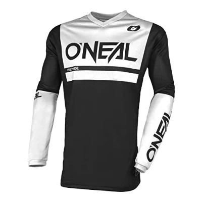 Image of O&#039;Neal Men&#039;s Element Jersey Threat Air Shirt, Black/White, Large