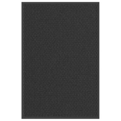 Image of vidaXL Doormat Black 60x90 cm