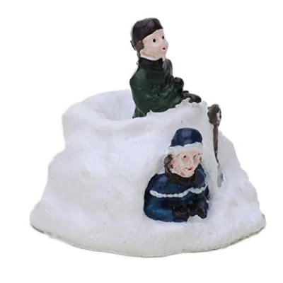Image of Toyland® Mini Resin Christmas Collectible Ornament Village Scene Accessories Xmas Figures (Igloo 2 Inches)