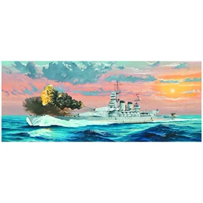 Image of Trumpeter TRU05319 Italian Navy Battleship RN Littorio 1941 Plastic Model kit, Various