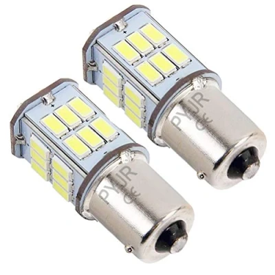 Image of PYRJIN P21w 1156 Ba15s LED Bulb, 5w DC 10 80V Super Bright White Colour 6000K Used For Backup Reverse lights Tail Lights,Turn Signal Light, Rv (pack of 2)