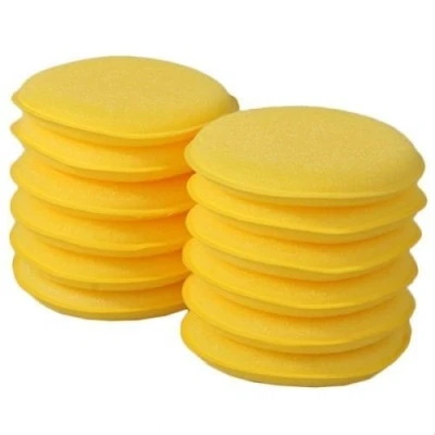 Image of Gemini_mall® 12x Waxing Polish Wax Foam Sponge Applicator Pads For Cleaning Cars Vehicle Glass