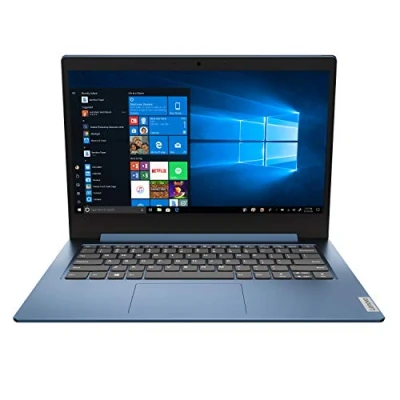 Image of Lenovo IdeaPad 1 14.0&quot; HD Laptop, Intel Pentium Silver N5030, 4GB , 128GB SSD, Windows 10 S, Ice Blue