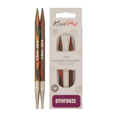 Image of KnitPro 6 mm Symfonie Interchangeable Special Circular Needles, Multi Color