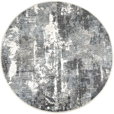Image of vidaXL Rug Washable Multicolour Ø 120 cm Anti Slip