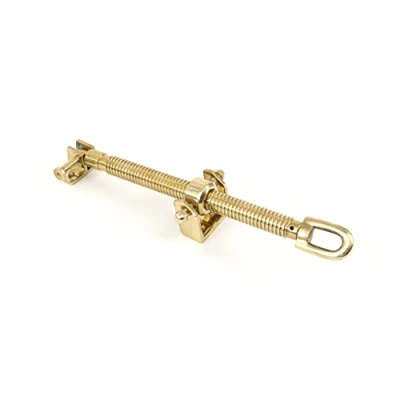 Image of From The Anvil Polished Brass 12 Inch Fanlight Screw Opener