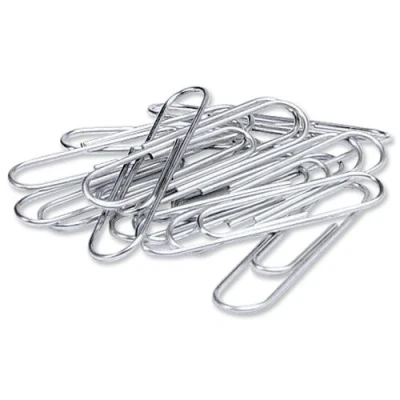 Image of Whitecroft TS 120288 Essentials Small Lipped Paper Clip, 22mm, Pack of 1000