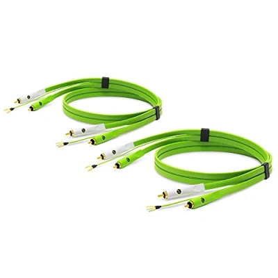 Image of NEO by Oyaide d+ RCA Turntable DUO (Class B) Durable Audio Cable for DJ’s, Musicians and Producers, 2 x 1 Meter. Compatible with all input devices