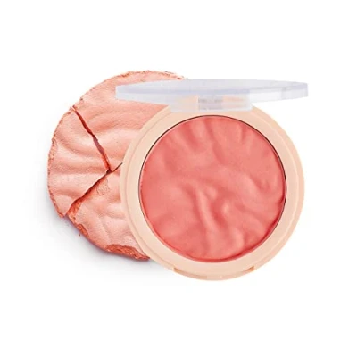 Image of Makeup Revolution Highlight Reloaded, Highly Pigmented, Shimmer Glow Finish Face Makeup, Peach Bliss,10g