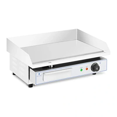 Image of Royal Catering RC EG002 Electric Grill Plate 550 x 400 mm Smooth 3,000 W Griddle