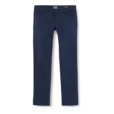 Image of camel active Men&#039;s Slim fit Cotton 5 Pocket Trousers Madison Jeans, Dark Blue, 31 W/34 L