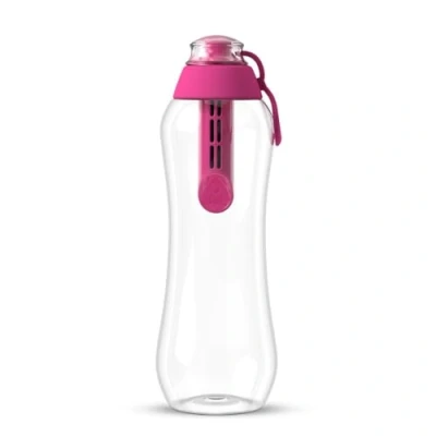 Image of DAFI Water Bottle with Filter, 0.5 L, BPA Free, Sports Filtered for Travel, Filter Outdoor + Activated Carbon Straw,