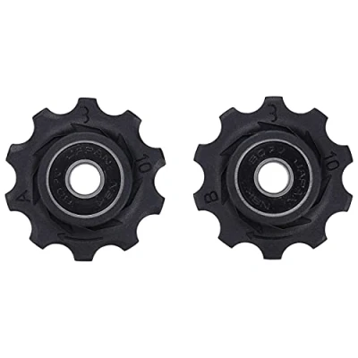 Image of BBB Cycling 2x 10 T Derailleur Jockey Wheels I Rear Wheel Pulleys For 7 8 9 and Speed Shimano, SRAM Campagnolo Shimano RollerBoys BDP 01