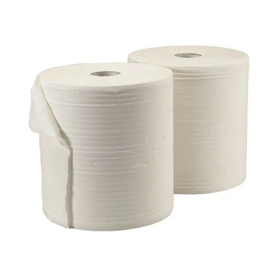 Image of Everbuild Paper Glass Wipe Roll, White, 280 m