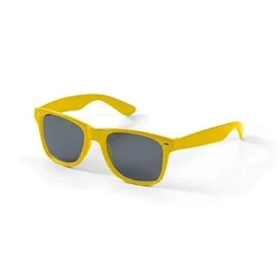 Image of Boolavard Kids Nerd Glasses Clear Lens Geek Fake Eyeglasses for Girls Boys Eyewear Age 4 12 (Yellow Tinted)