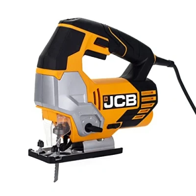 Image of JCB 240V Corded Jigsaw, 4 Pendulum Settings &amp; Tool Free Blade Change, Variable Speed Built in Dust Blower, Cutting Capacity of 100mm for Wood and 10mm Metal, 800W, 3 Year Warranty