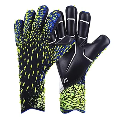 Image of Firulab Soccer Goalkeeper Gloves for Children, Youth &amp; Adults, Professional Goalkeeping with Strong Grip Excellent Protection, Non Slip Wear Resistant Goalie Sizes 6 7 8 9 10