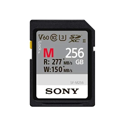 Image of SonyMemory 256GB SF M Series UHS II U3 V60 SDHC Digital Memory Card Read 277MB/S Write 150MB/S M256