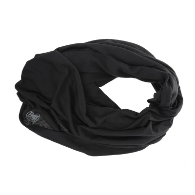 Image of Buff Tubular neck and face collar Infinity 44200 unisex Black One Size