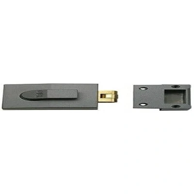 Image of Yale B 81 DMG 60 Nightlatch Case Only with Rollerbolt, Standard Security, Dark Metallic Finish, mm Backset