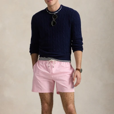 Image of Polo Ralph Lauren 5.75 INCH Traveler Classic SWIM Trunk Swimming shorts, Men&#039;s, Size: Large, Carmel pink