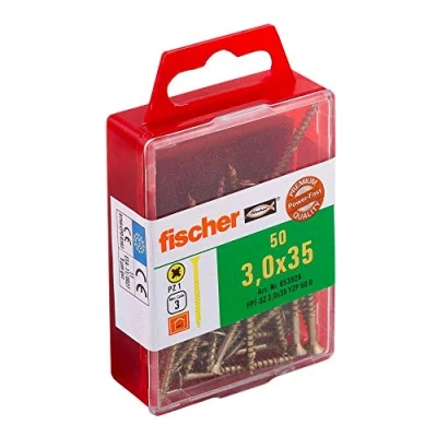 Image of Fischer 653926 PowerFast I, yellow, 3,0x35