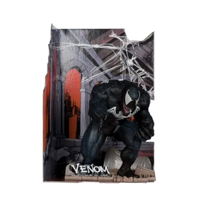 Image of McFarlane Marvel Venom 1:10th Scale Collectible with Scene (The Amazing Spider Man #316) Toys