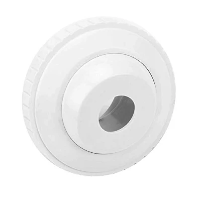 Image of TOPINCN Swimming Pool Nozzle, Plastic Spa Accessory Opening Hydrostream Water Outlet Return Jet Fitting Replacement with 1 1/2In Male Thread White