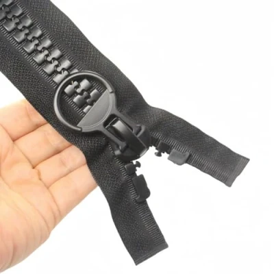 Image of YaHoGa #20 Super Large 100cm Separating Giant Plastic Zippers for Sewing Coats Jackets Overcoats Down Heavy Duty Resin Vislon (100 cm)