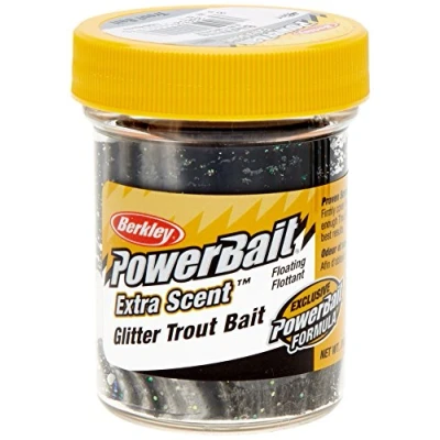 Image of Berkley Powerbait Select Glitter Troutbait Black/White, 50 g