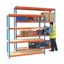 Image of Heavy Duty 1500x600mm Orange/Zinc Painted Additional Shelf