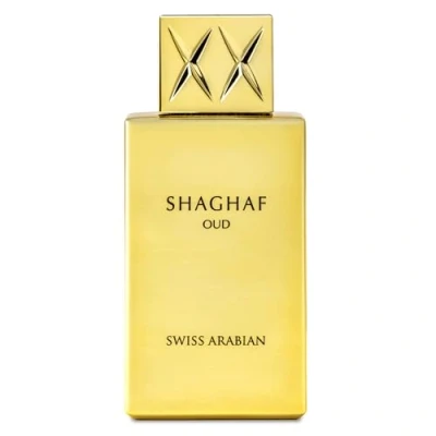 Image of Swiss Arabian Shaghaf Oud Unisex EDP Spray Oud, Gourmand Luxury Fragrance From Dubai Seductive, Long Lasting Perfume With Saffron, Rose, Praline, Vanilla Notes 75ml