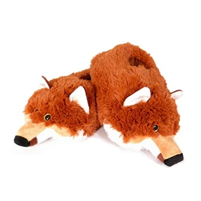 Image of ES Plush Slippers Fox Size S to XXL (XL)