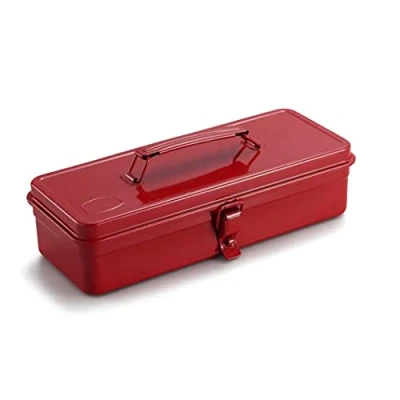 Image of TOYO T 320R Color Trunk Tool Box, Shaped Series, Red