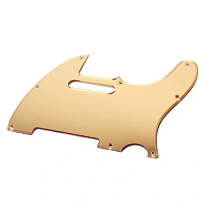 Image of Alnicov Gold Mirror Guitar Pickguard Scratch Plate Fits For Tl Electric
