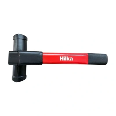Image of Hilka 83550466 T Bar Steering Wheel Lock, Red &amp; Black