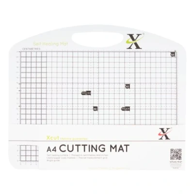 Image of Xcut Craft Art Cutting Mat Self Healing A4, Board Accessories For Craft, Quilting, Sewing, Fabric &amp; Papercraft 21 x 29.7cm, Essential Non Slip Tools