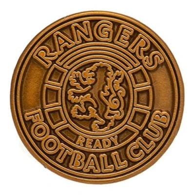 Image of Rangers FC Crest Badge (One Size) (Antique Gold)