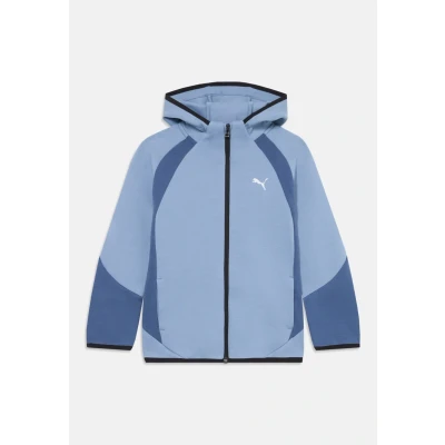 Image of PUMA EVOSTRIPE Full Zip Hoodie DK B Cool Blue