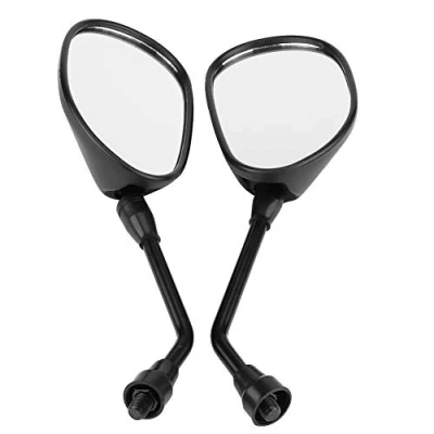 Image of Rearview Mirror, Pair of Universal 10mm Mirrors DY100 Rear View Side for Motorcycle Motorbike Scooter