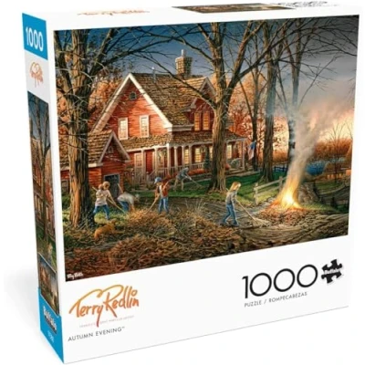 Image of Buffalo Games Terry Redlin Autumn Evening 1000 Piece Jigsaw Puzzle