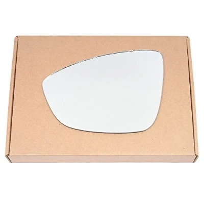 Image of Less4spares Wing Mirror Glass Left Compatible with VW Scirocco 2008 2017 STICK ON Passenger Near Side Convex